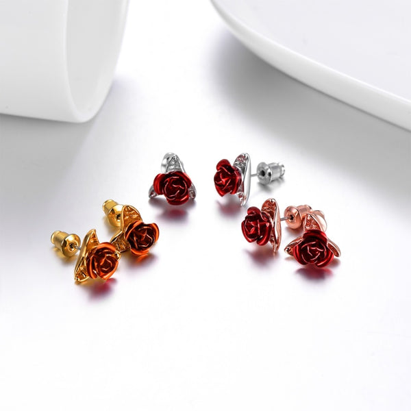 Lux Rose earrings