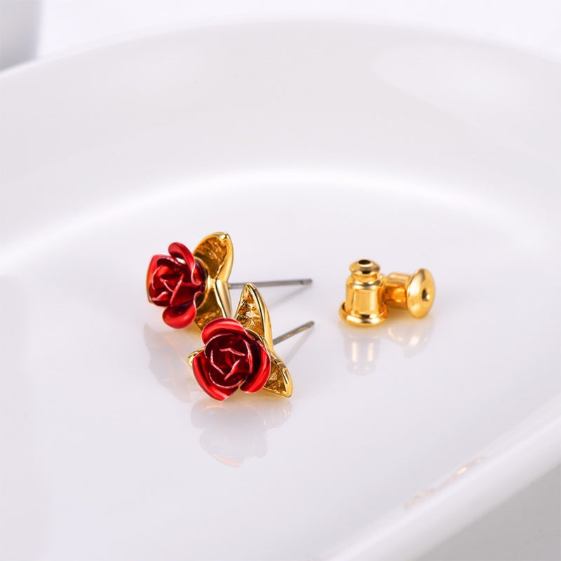 Lux Rose earrings