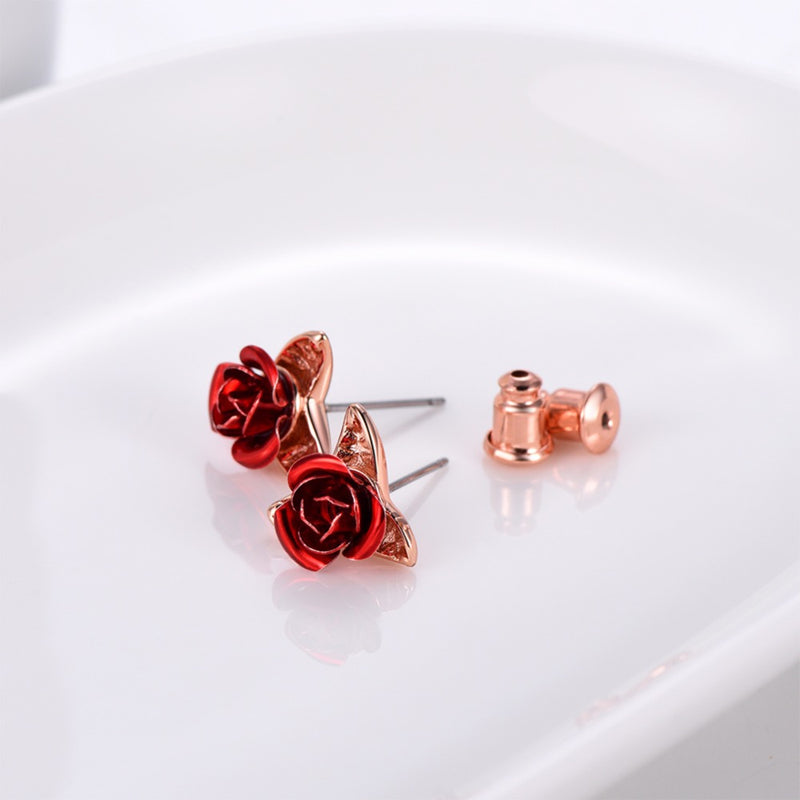 Lux Rose earrings